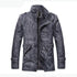 Faux Leather Trench Coat